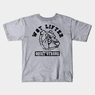 W8T LIFTER BULLDOG Kids T-Shirt